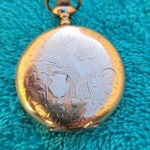 A.W.C. Co. WALTHAM MODEL 1857 CASHIER 14K GOLD FILLED POCKET WATCH Circa 1873/18